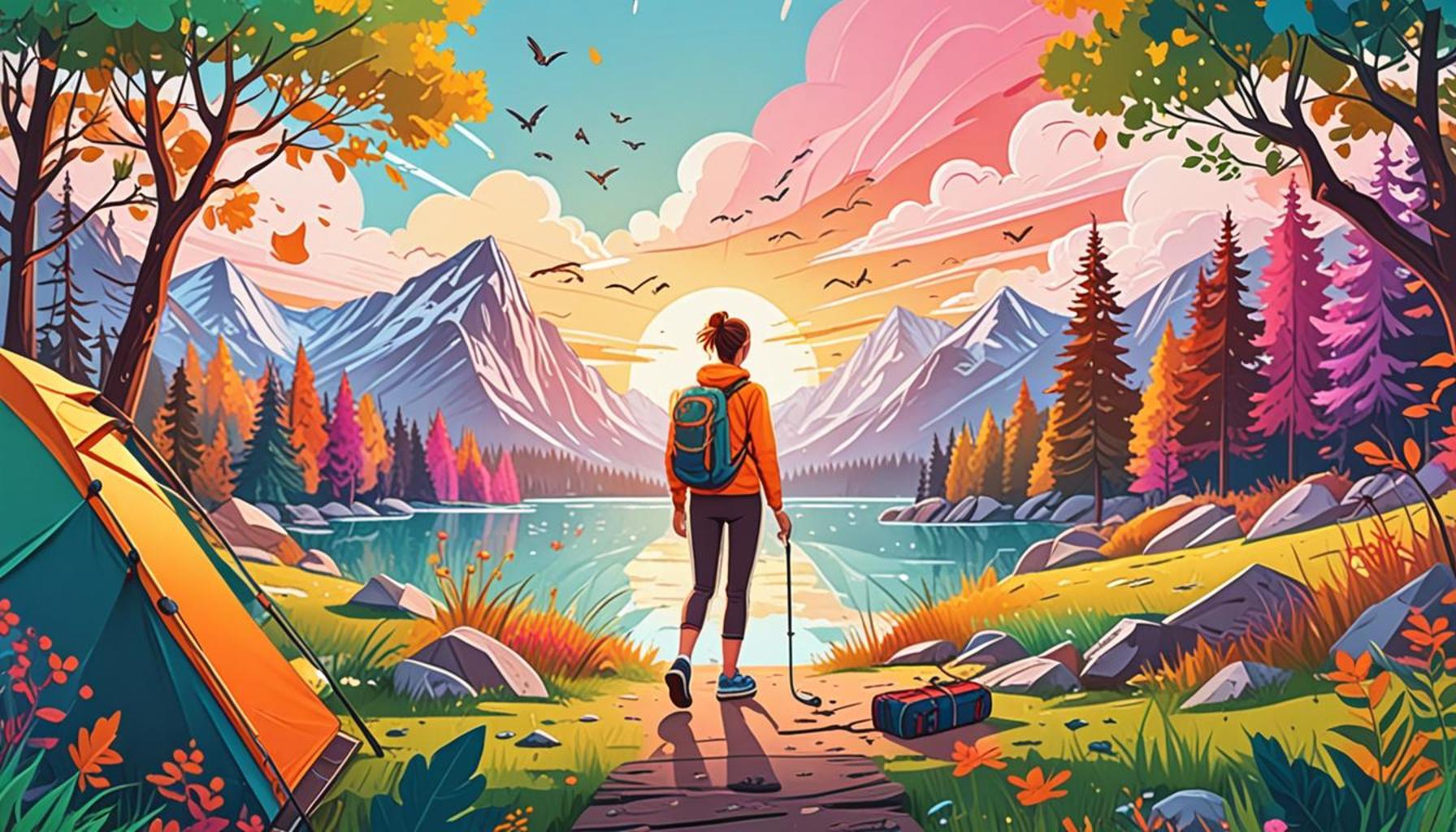 The influence of outdoor activities on mental health and daily life balance